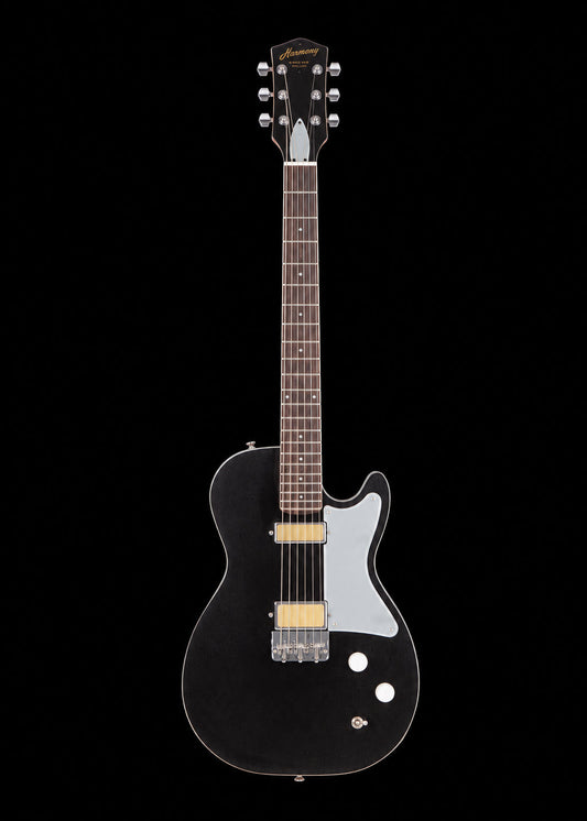 Harmony Standard Series Jupiter Thinline Electric Guitar w/ MONO Case – Space Black
