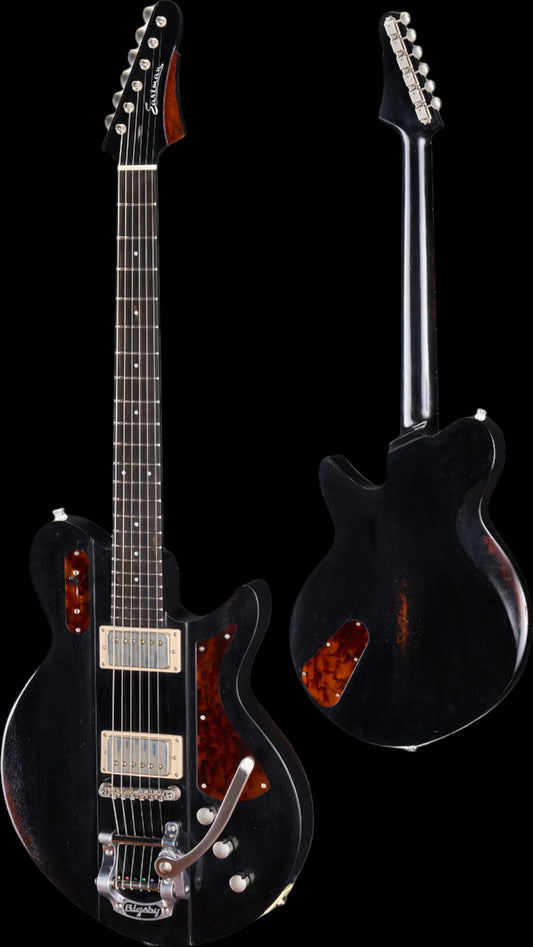 Eastman Juliet V-B-BK Antique Black Varnish w/Bigsby