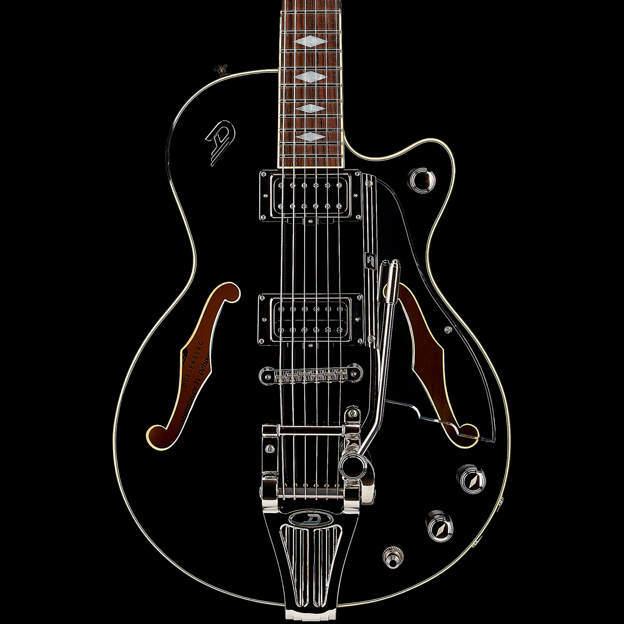 Duesenberg Starplayer TV Deluxe Black Electric Guitar
