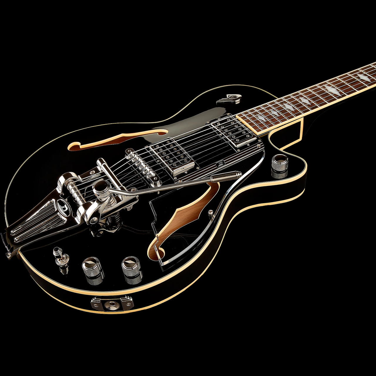 Duesenberg Starplayer TV Deluxe Black Electric Guitar