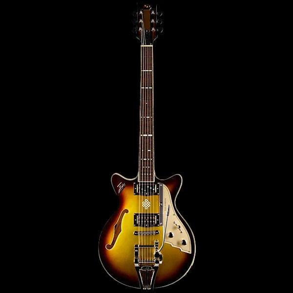 Duesenberg Alliance Series Joe Walsh Gold Burst Electric Guitar with case