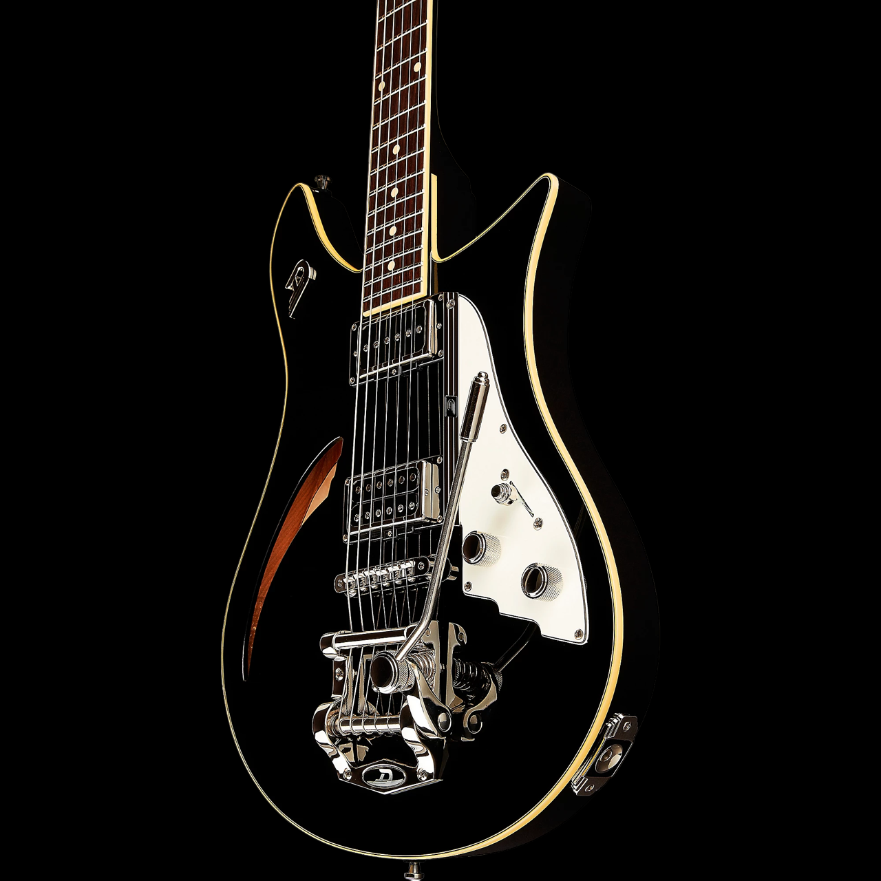 Duesenberg Double Cat Black Electric Guitar