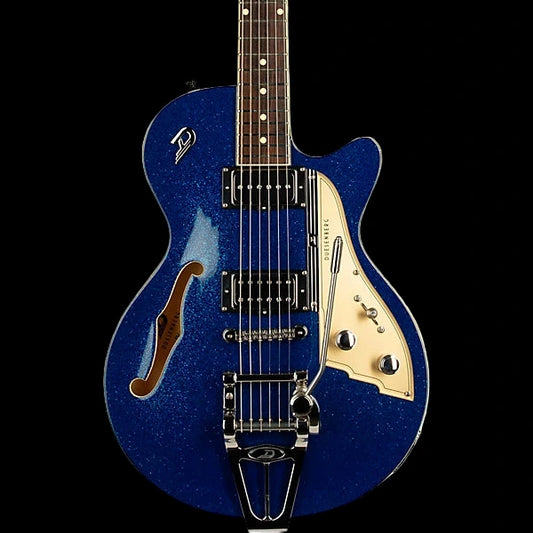 Duesenberg Starplayer TV Blue Sparkle with Case