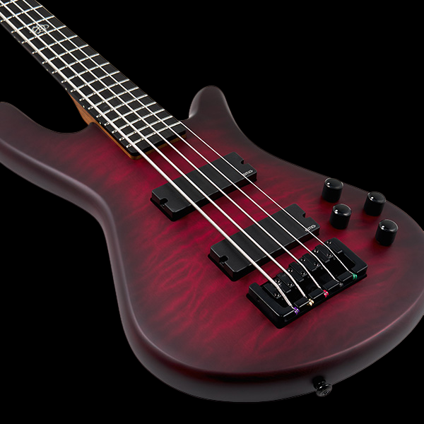 Spector NS Pulse II Black Cherry Matte 5 String Bass