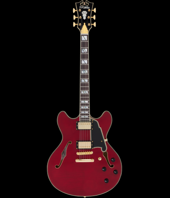 D'Angelico Excel DC Trans Cherry Electric Guitar