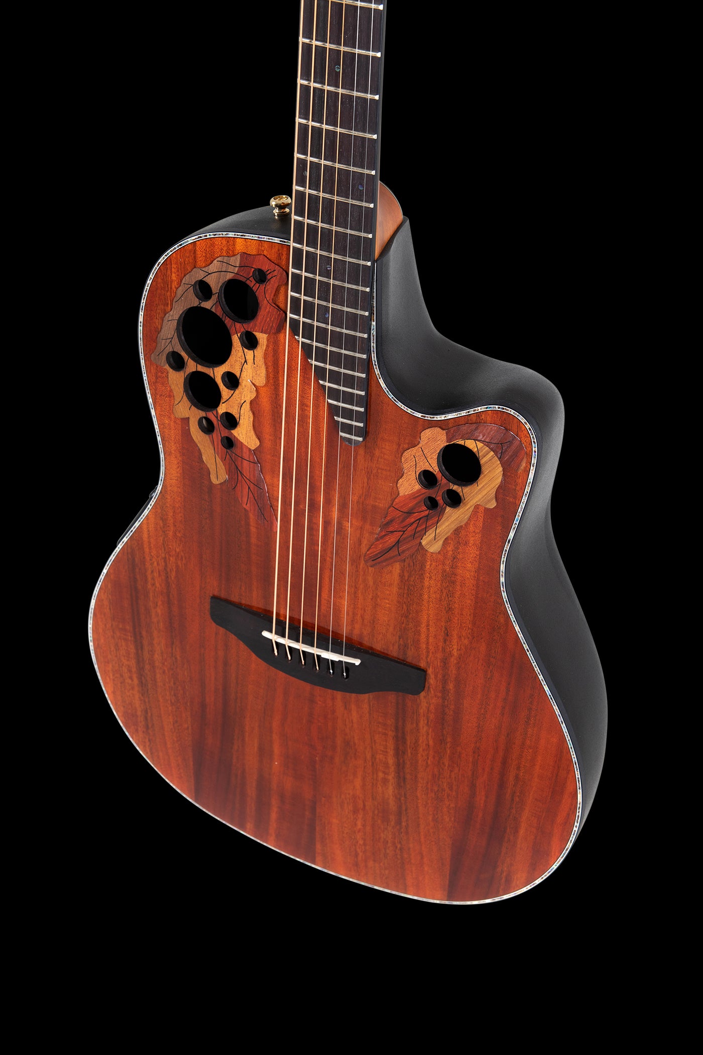 Ovation CE44P-FKOA Celebrity Elite Plus Mid Cutaway Electric Acoustic Guitar