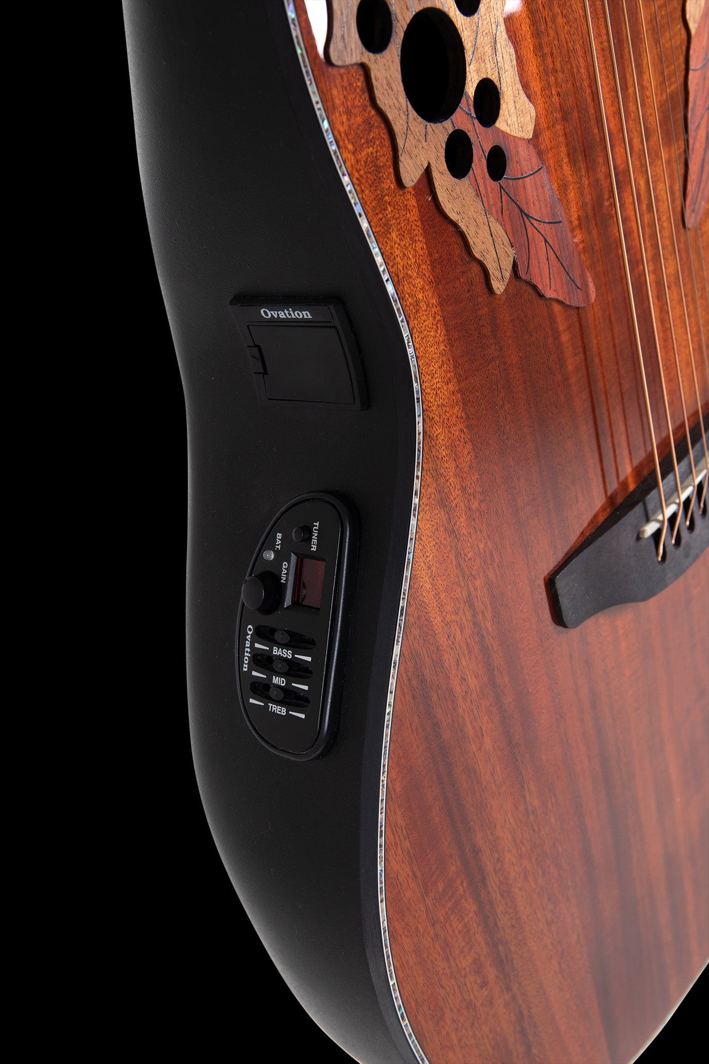 Ovation CE44P-FKOA Celebrity Elite Plus Mid Cutaway Electric Acoustic Guitar