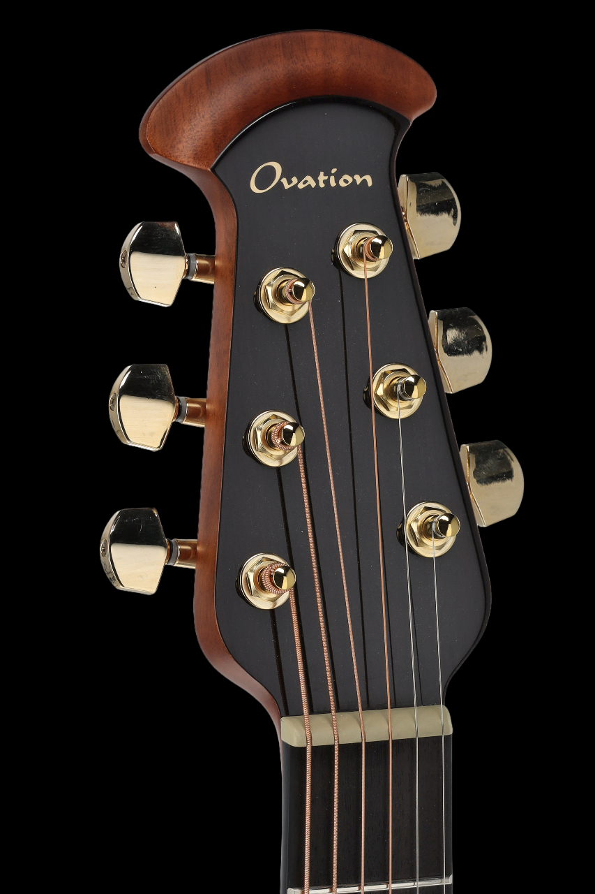 Ovation CE-44P-FLE-G Celebrity Elite Plus Flamed Eucalyptus Sunburst Acoustic Guitar