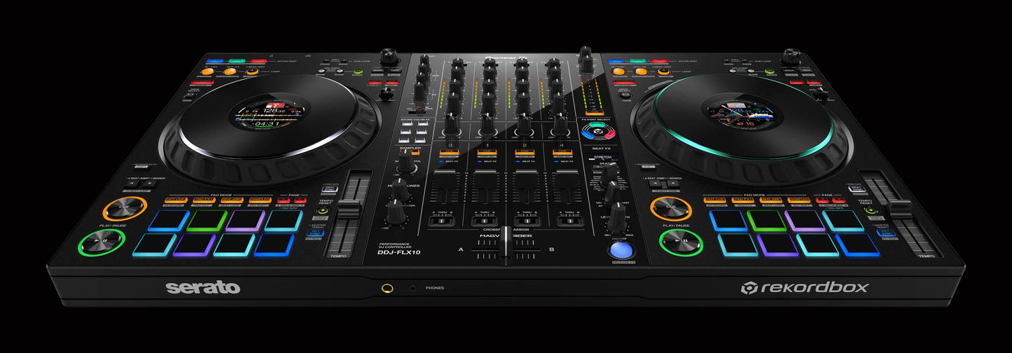 Pioneer DDJ FLX 10 4-Channel DJ Controller