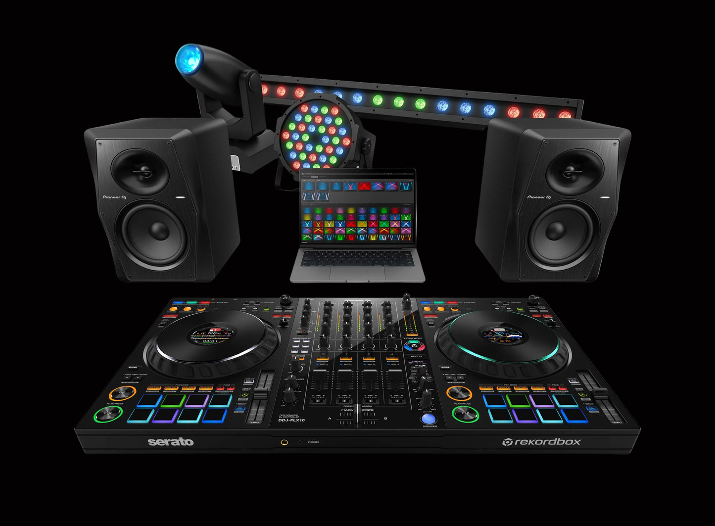 Pioneer DDJ FLX 10 4-Channel DJ Controller