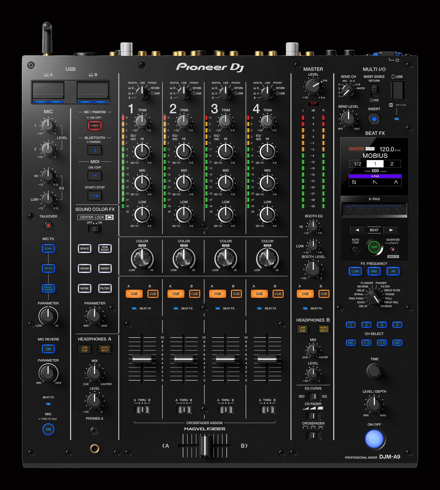 Pioneer DJM-A9 4-Channel Professional DJ Mixer