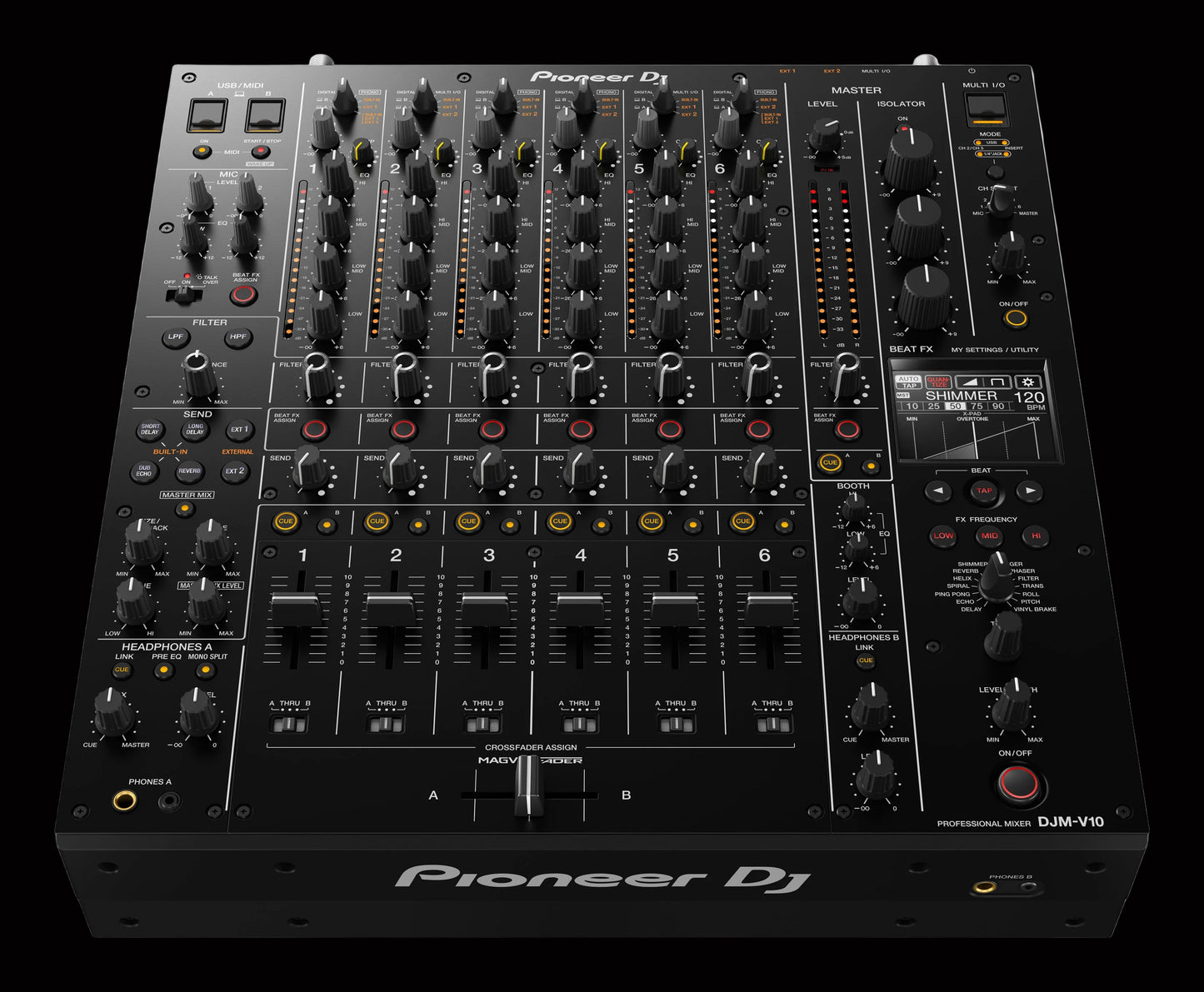 Pioneer DJM-V10 6-Channel Professional DJ Mixer