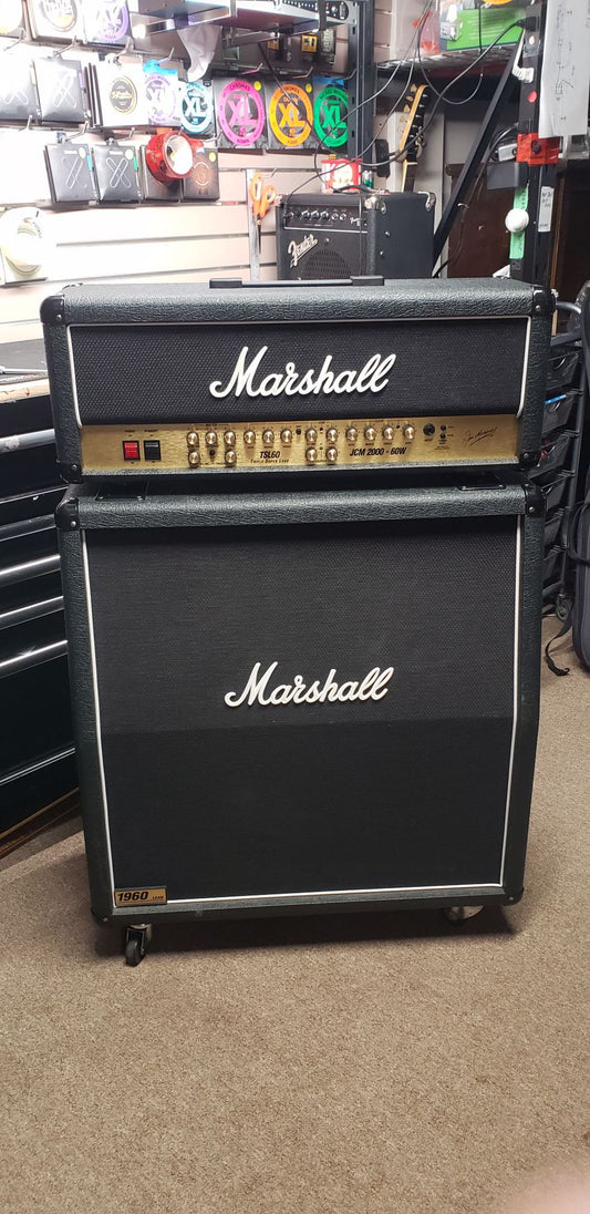 JCM 2000 TSL 60 Triple Super Lead 3-Channel 60-Watt Guitar Amp Head and 1960a 4x12 Cab