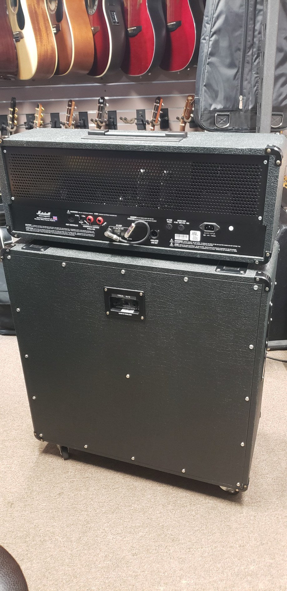 JCM 2000 TSL 60 Triple Super Lead 3-Channel 60-Watt Guitar Amp Head and 1960a 4x12 Cab