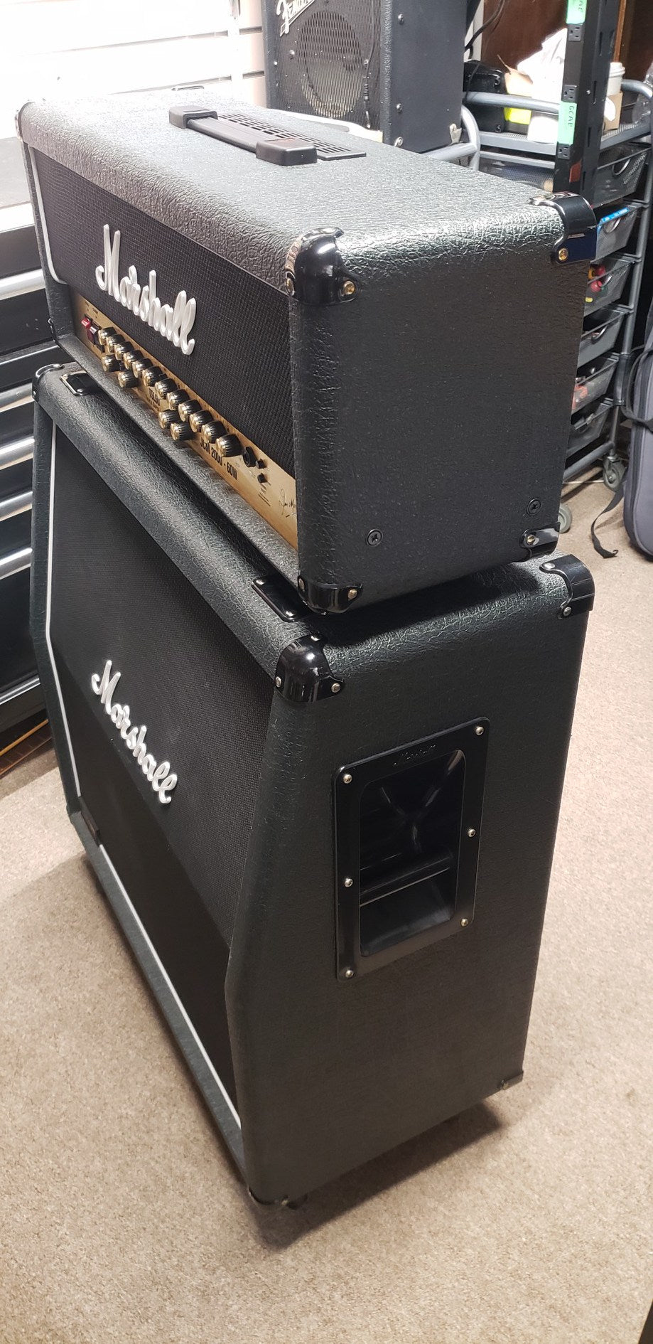 JCM 2000 TSL 60 Triple Super Lead 3-Channel 60-Watt Guitar Amp Head and 1960a 4x12 Cab