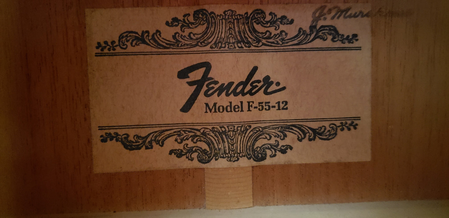 Fender F-55-12 1972 - 1978 Acoustic Guitar