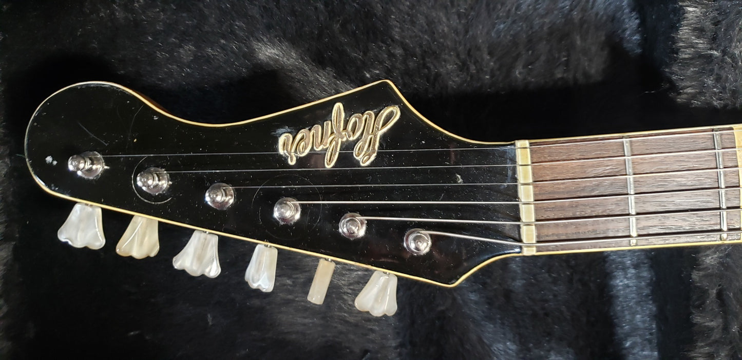 Hofner 175 Galaxie 1963 Red Vinyl Electric Guitar