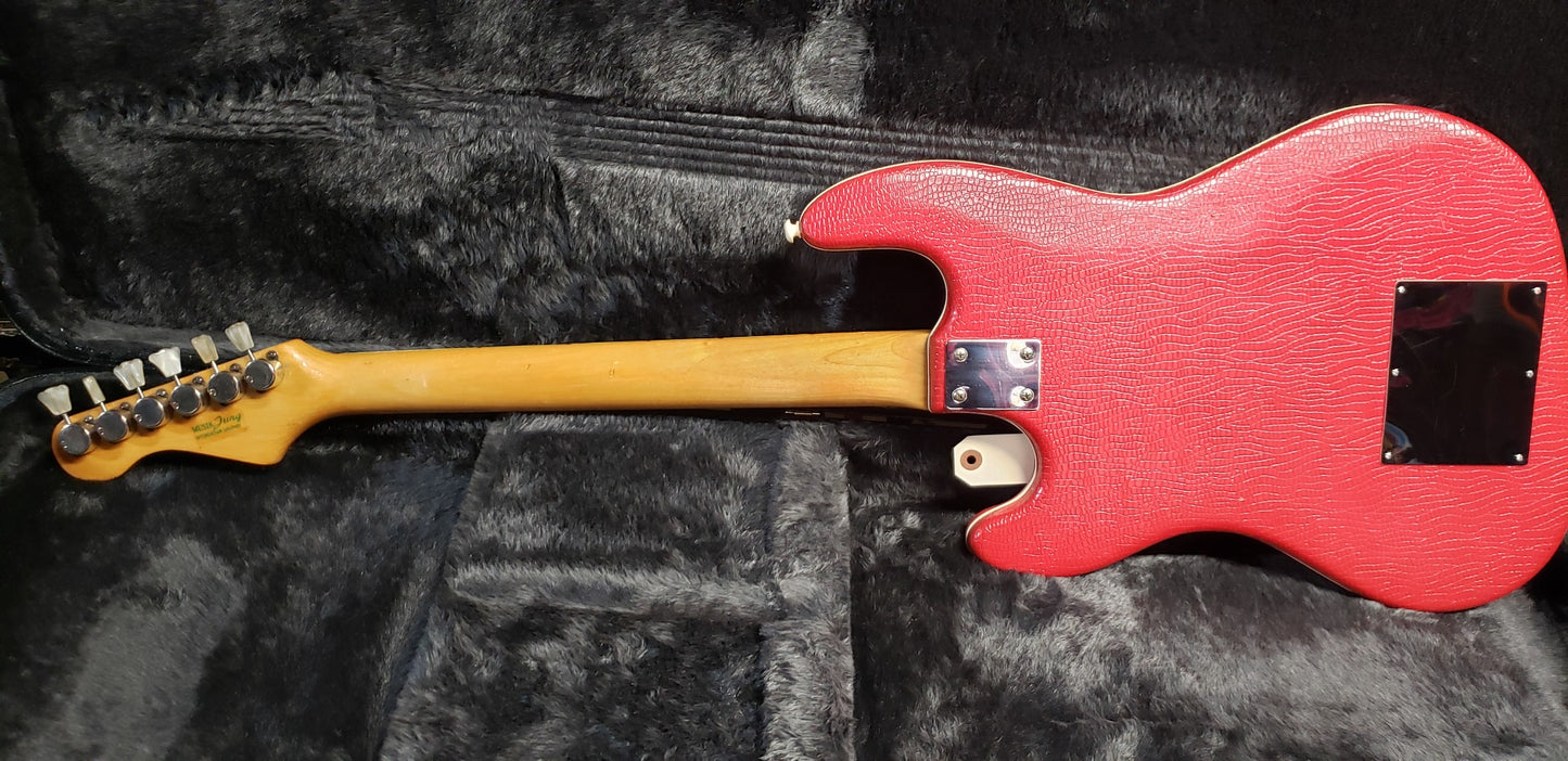 Hofner 175 Galaxie 1963 Red Vinyl Electric Guitar