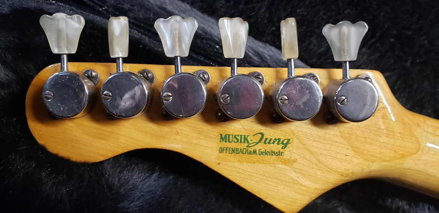 Hofner 175 Galaxie 1963 Red Vinyl Electric Guitar