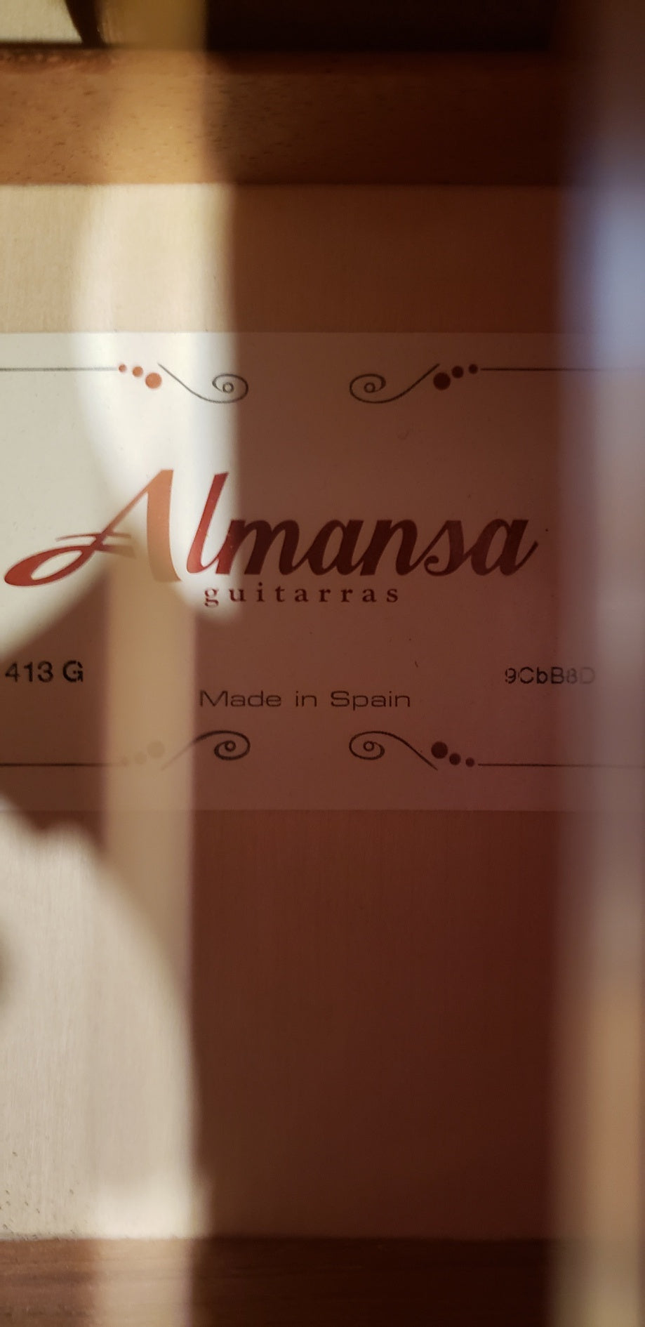 Almansa 413 G Acoustic/Electric Nylon String Guitar - Excellent