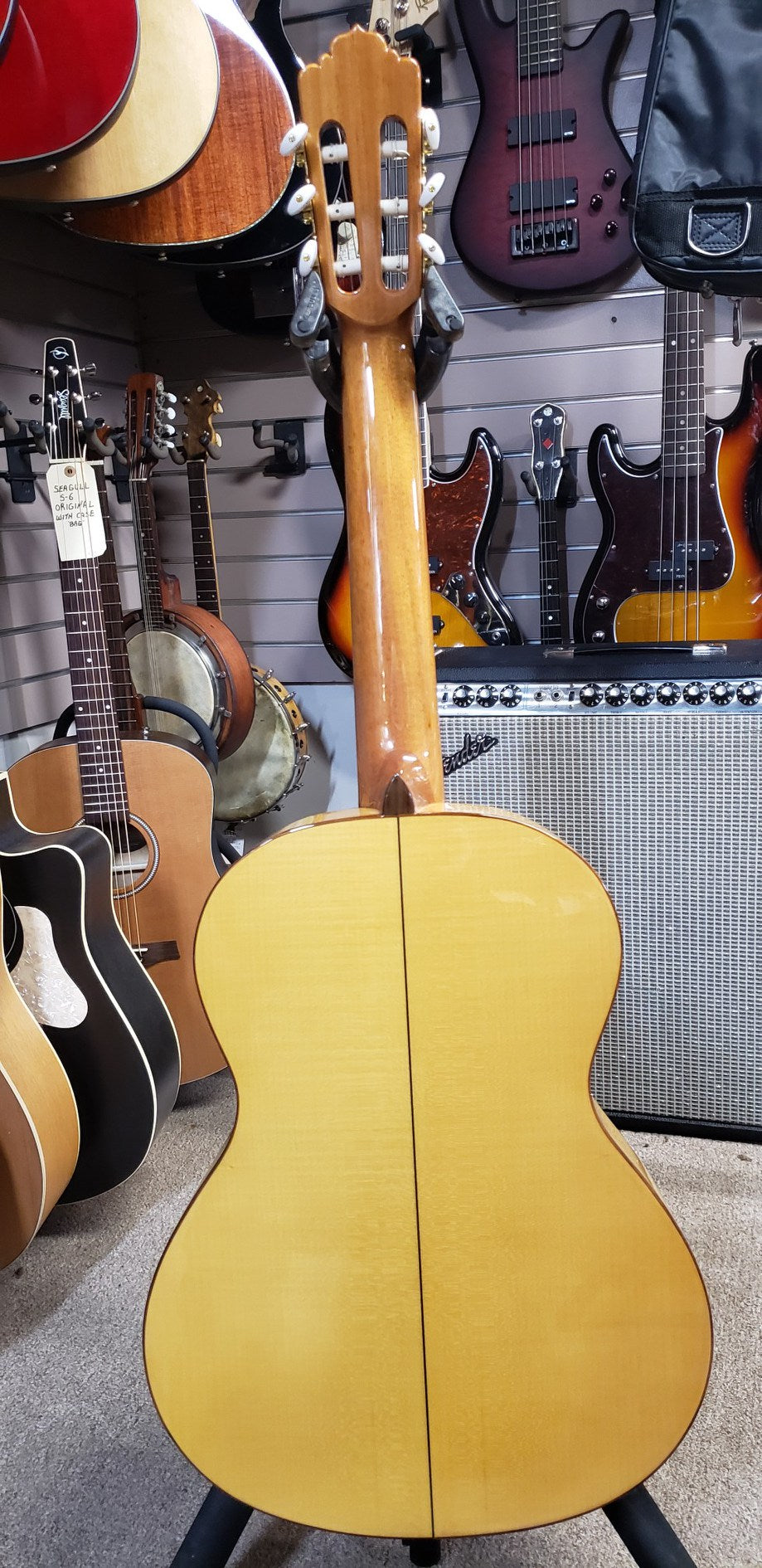 Almansa 413 G Acoustic/Electric Nylon String Guitar - Excellent