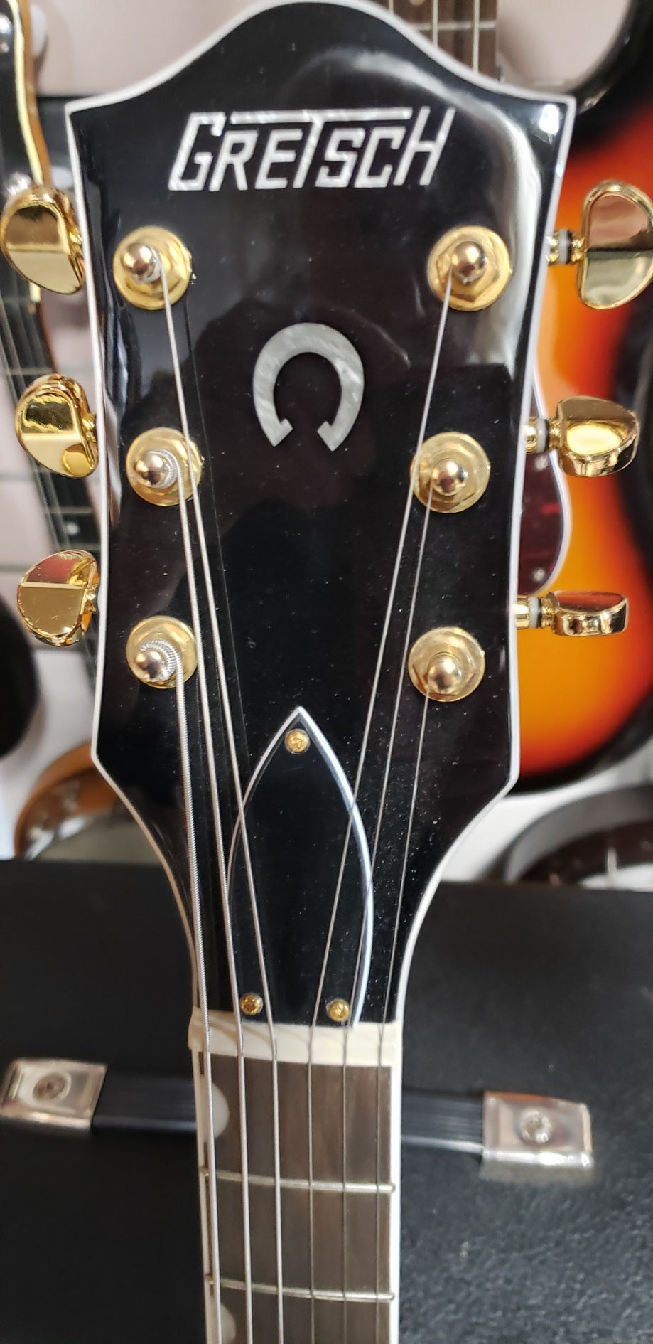 Gretsch G5034TFT Rancher, Fideli'Tron Pickup, Bisgby Tailpiece, Savannah Sunset - NOS