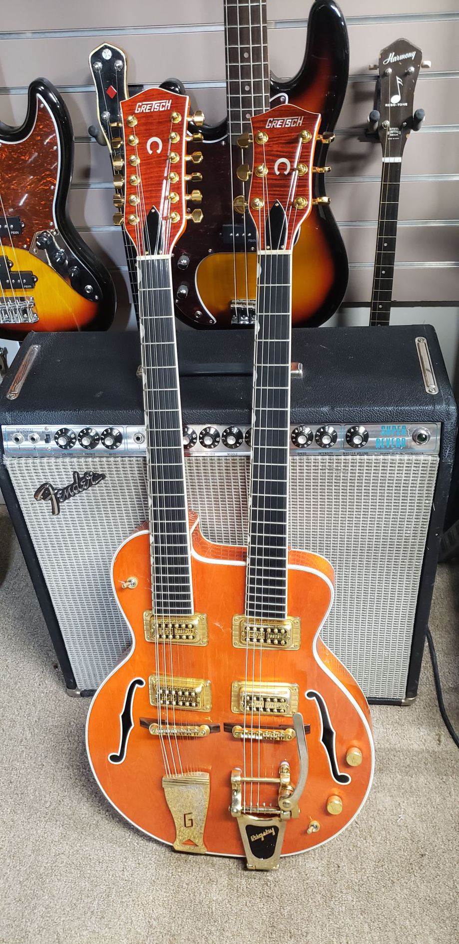 Gretsch G6120 Nashbille 1997 6/12 Double Neck Electric Guitar