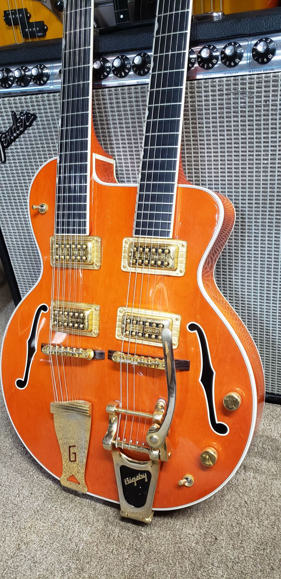 Gretsch G6120 Nashbille 1997 6/12 Double Neck Electric Guitar