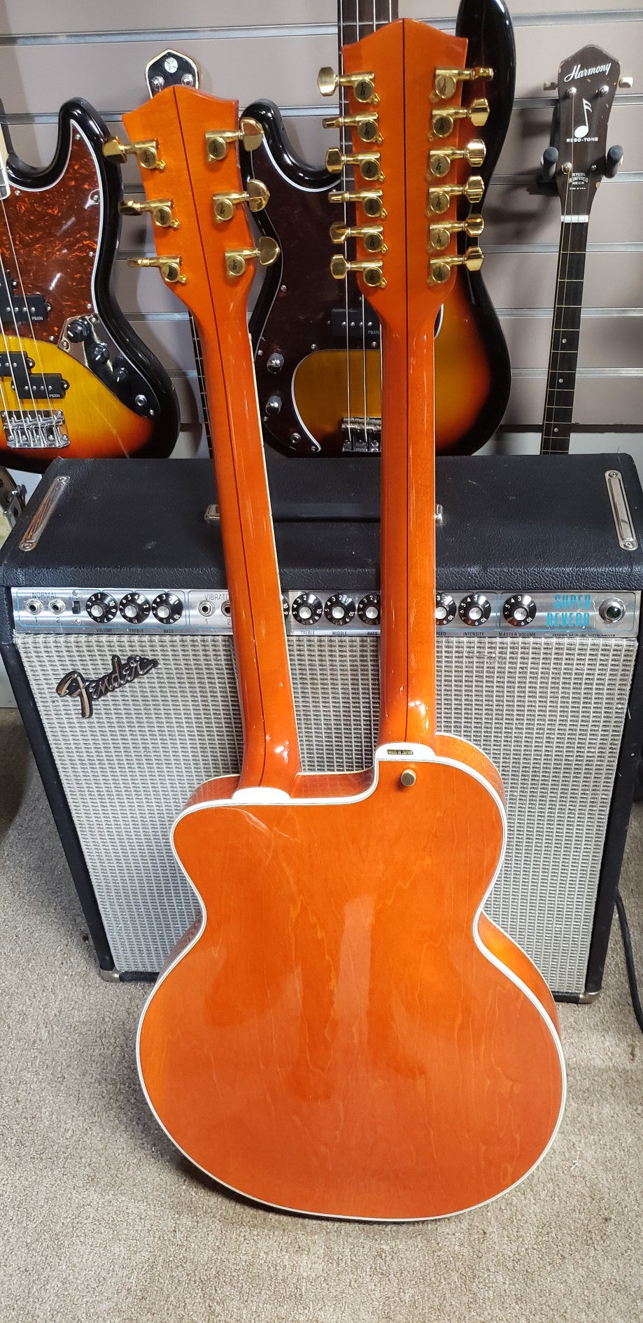 Gretsch G6120 Nashbille 1997 6/12 Double Neck Electric Guitar