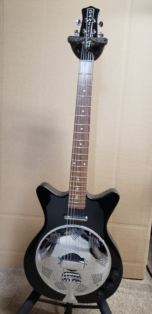 Danelectro '59 Resonator Guitar - Black