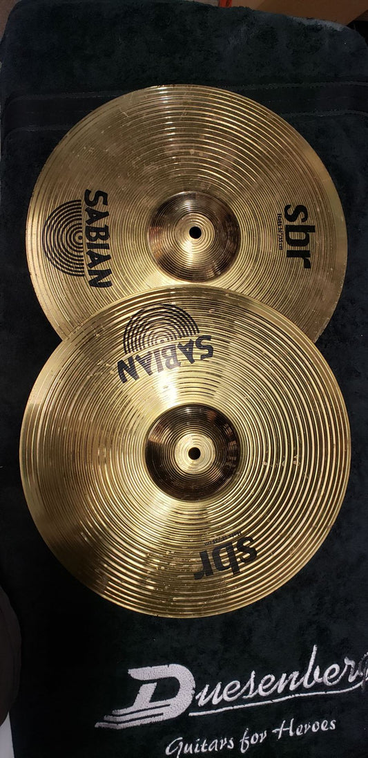 Sabian SBR 4x Cymbal Set - Hats, Crash and Ride - Used