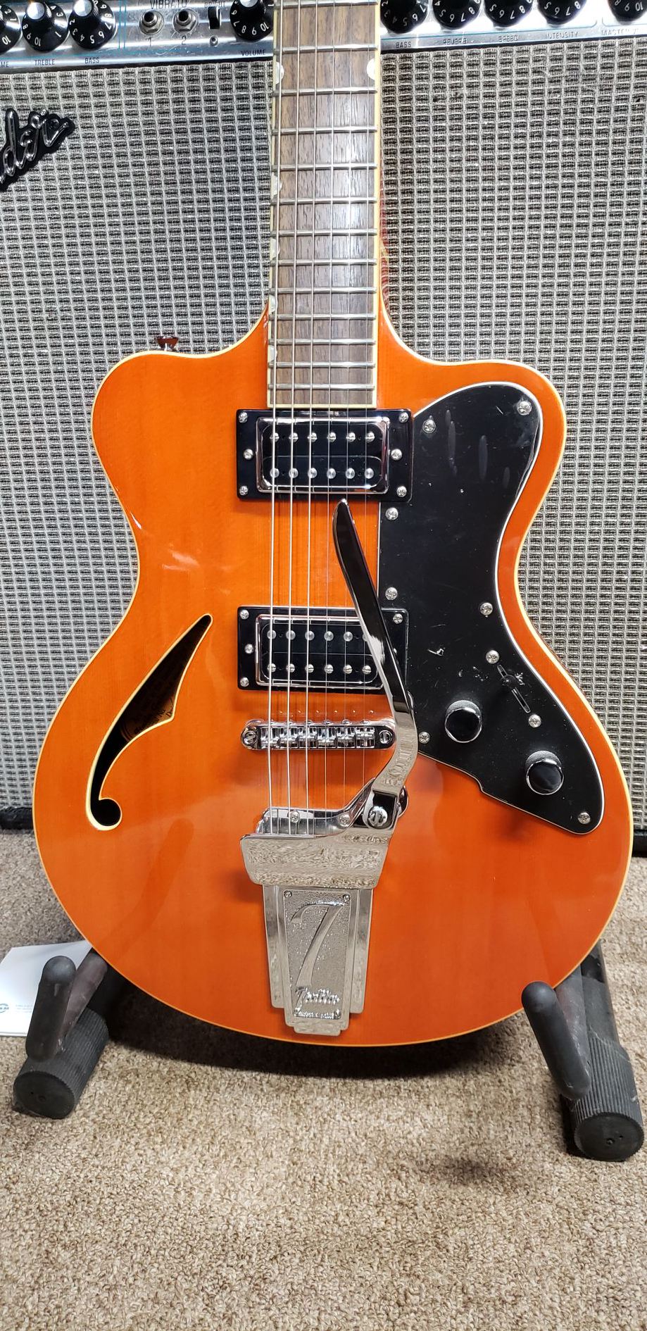 Italia Maranello '61 Trans Orange Electric Guitar