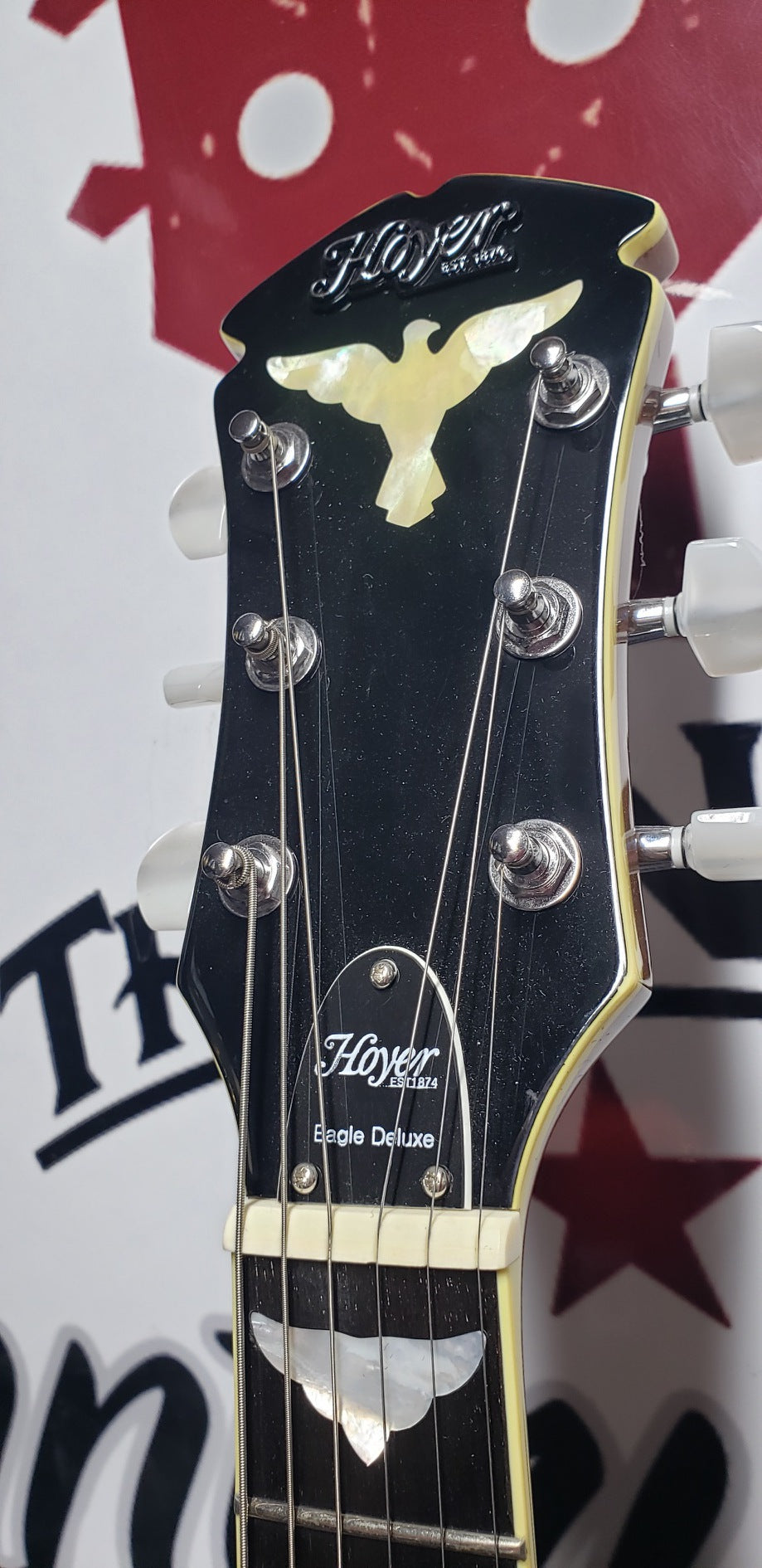 Hoyer Eagle Deluxe Natural HEG 310 Electric Guitar - New Old Stock