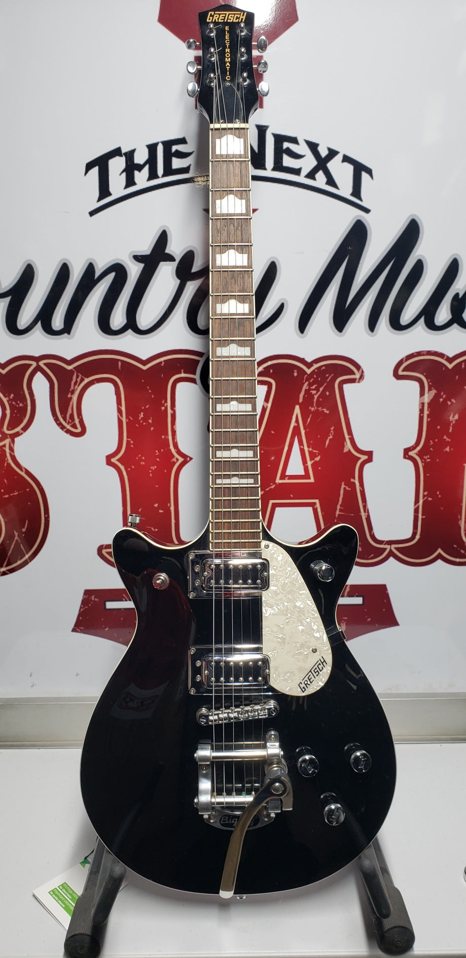 Gretsch G5445T Electromatic Double Jet Electric Guitar w/Bigsby - Black - NOS