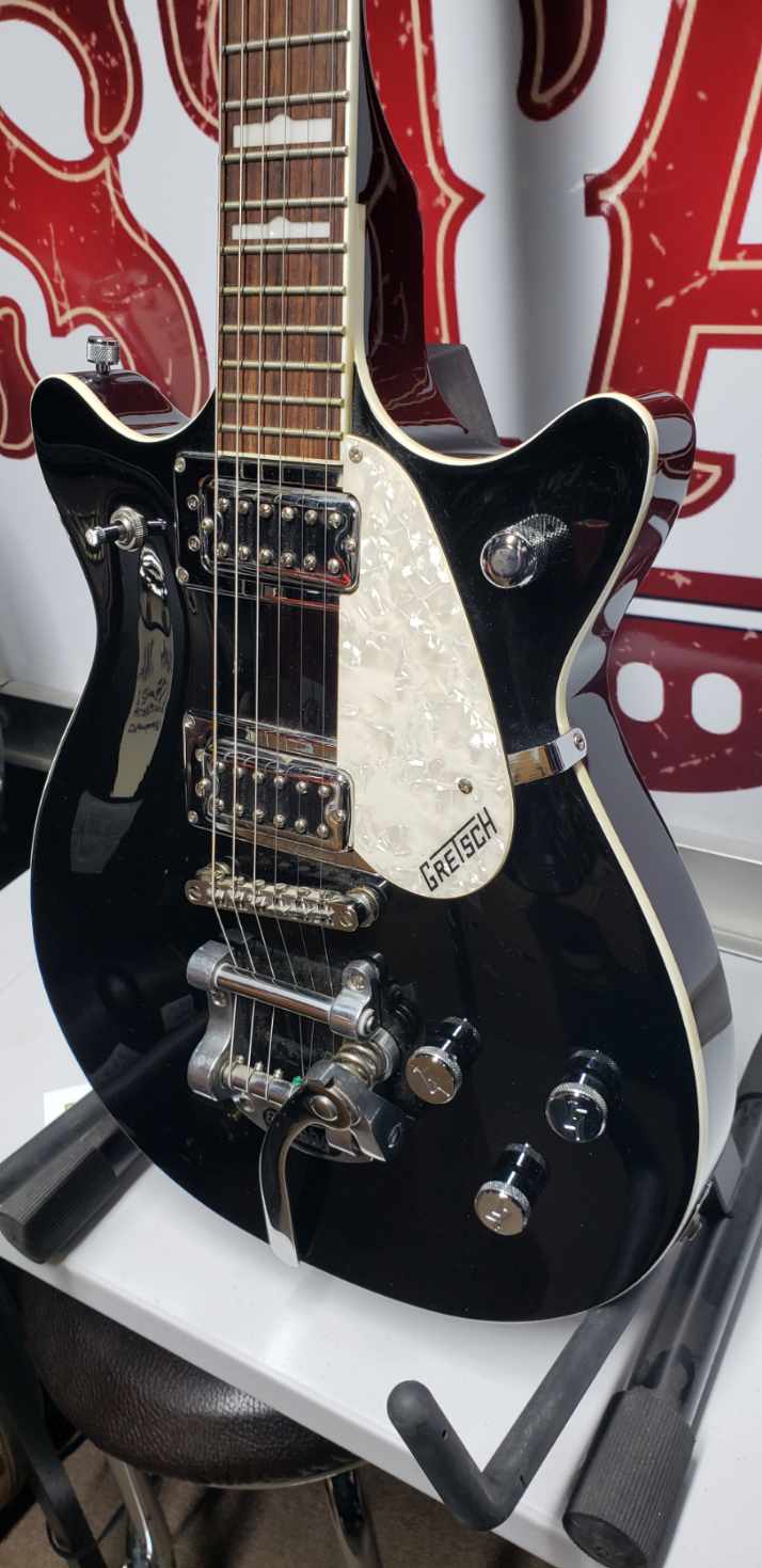 Gretsch G5445T Electromatic Double Jet Electric Guitar w/Bigsby - Black - NOS