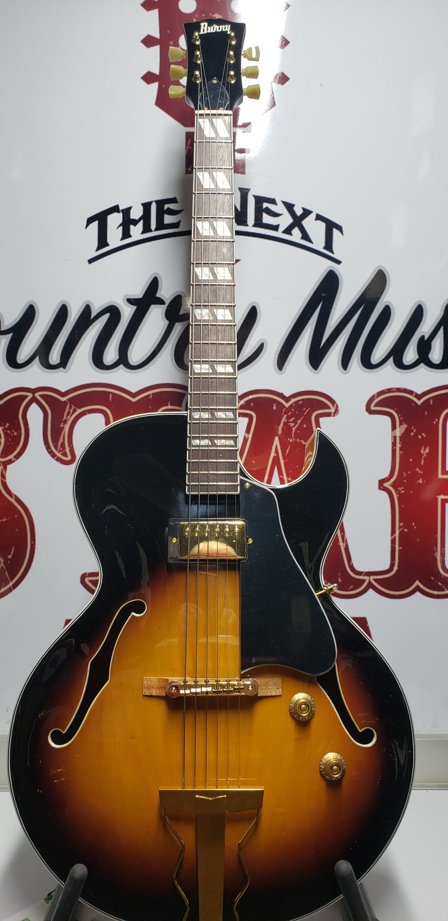 Burny RFA 75 Sunburst Shortscale Jazz Electric Guitar