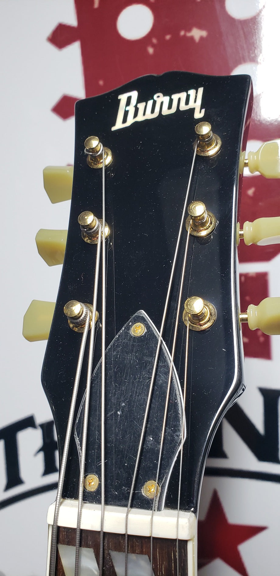 Burny RFA 75 Sunburst Shortscale Jazz Electric Guitar