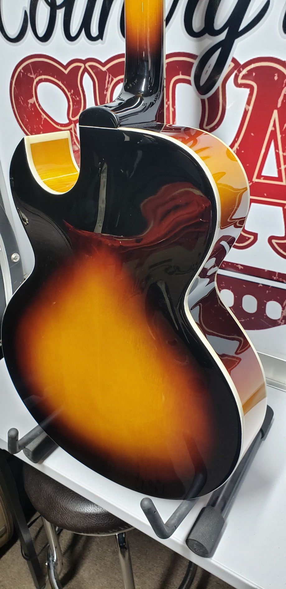 Burny RFA 75 Sunburst Shortscale Jazz Electric Guitar