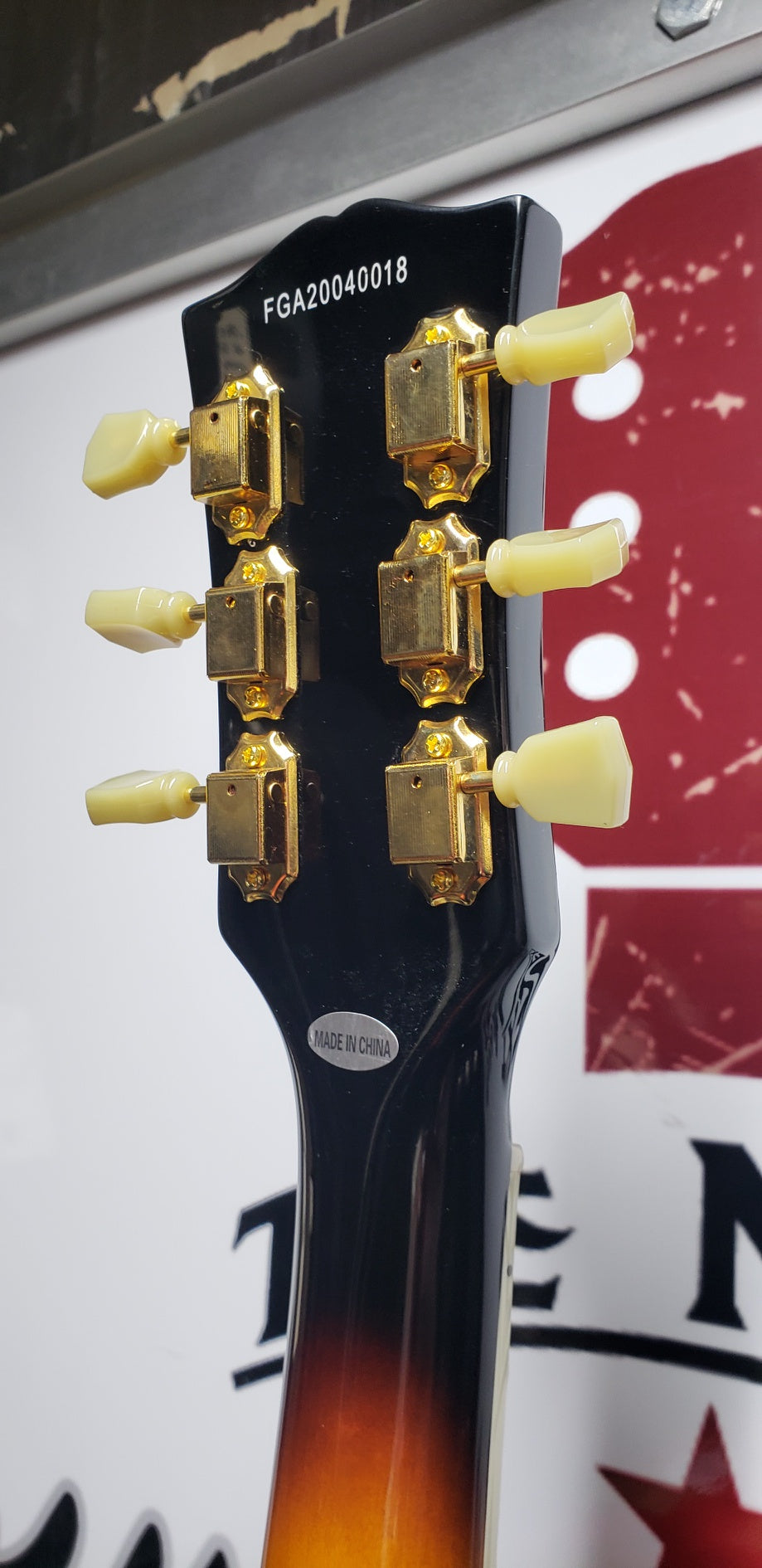 Burny RFA 75 Sunburst Shortscale Jazz Electric Guitar