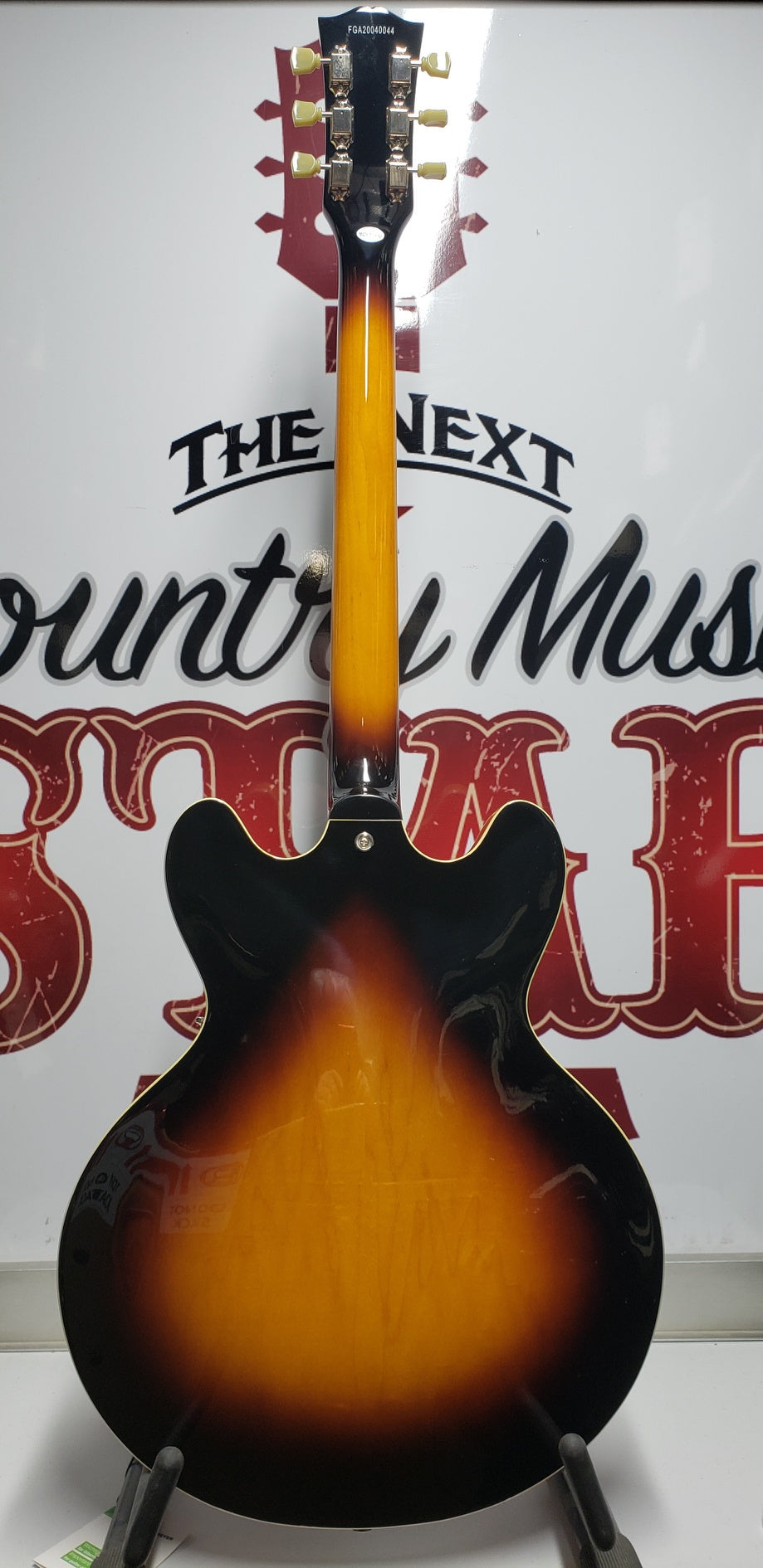 Burny RSA-70 BS Sunburst Semi Hollow Body Electric Guitar