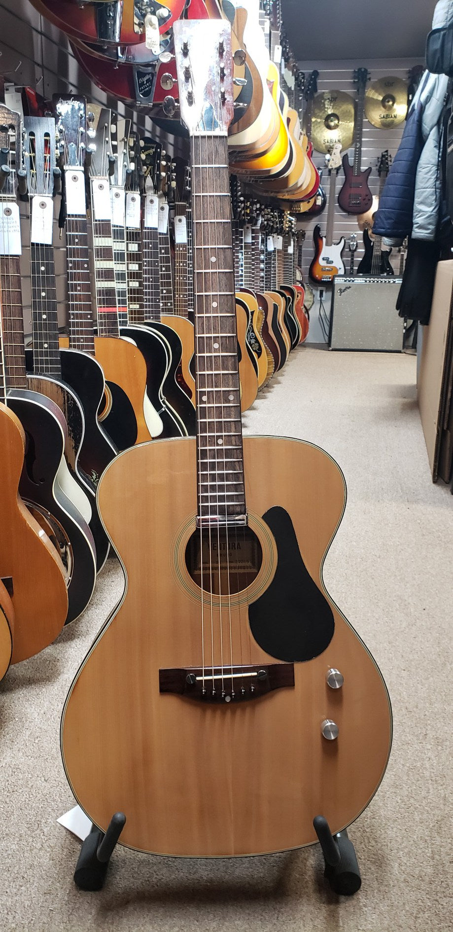 Ventura Bruno V-2 E Made in Japan Acoustic Guitar 1960s-1970s