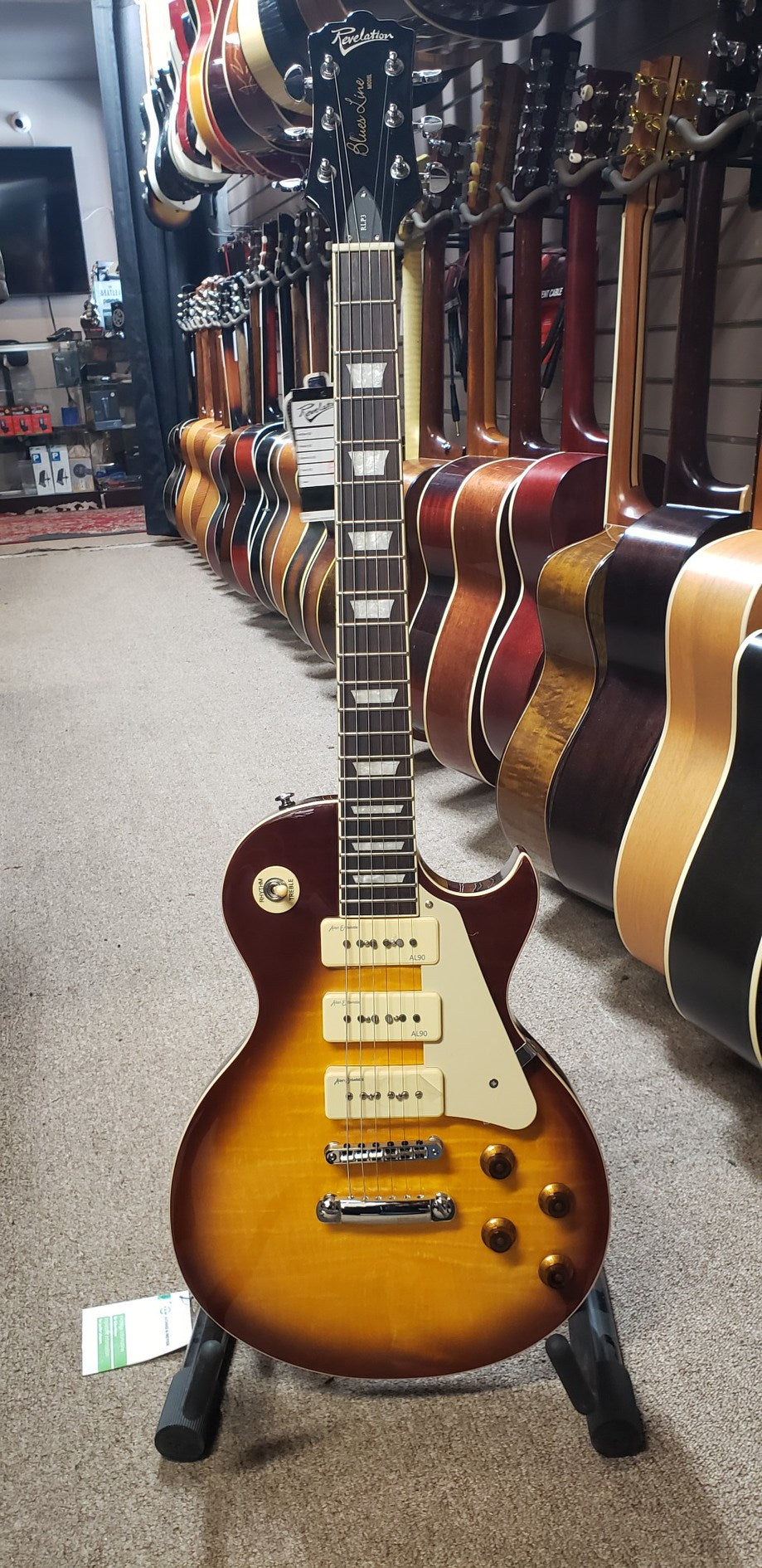 Revelation RLP-3 Sunburst Electric Guitar