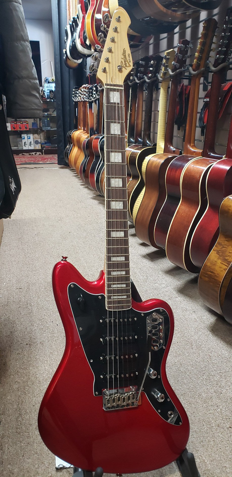 Revelation RJT-60Q Candy Apple Red Electric Guitar