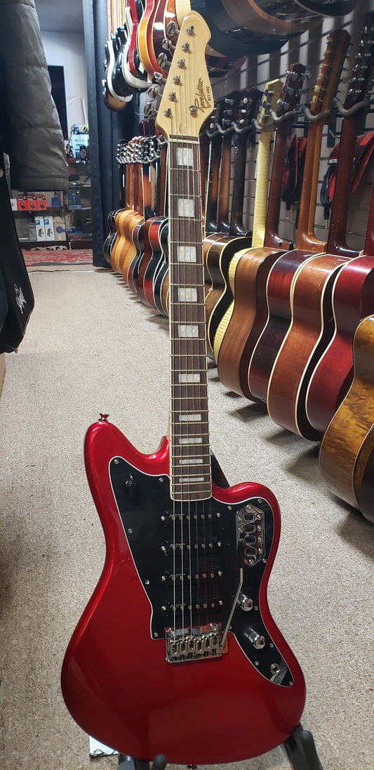 Revelation RJT-60Q Candy Apple Red Electric Guitar