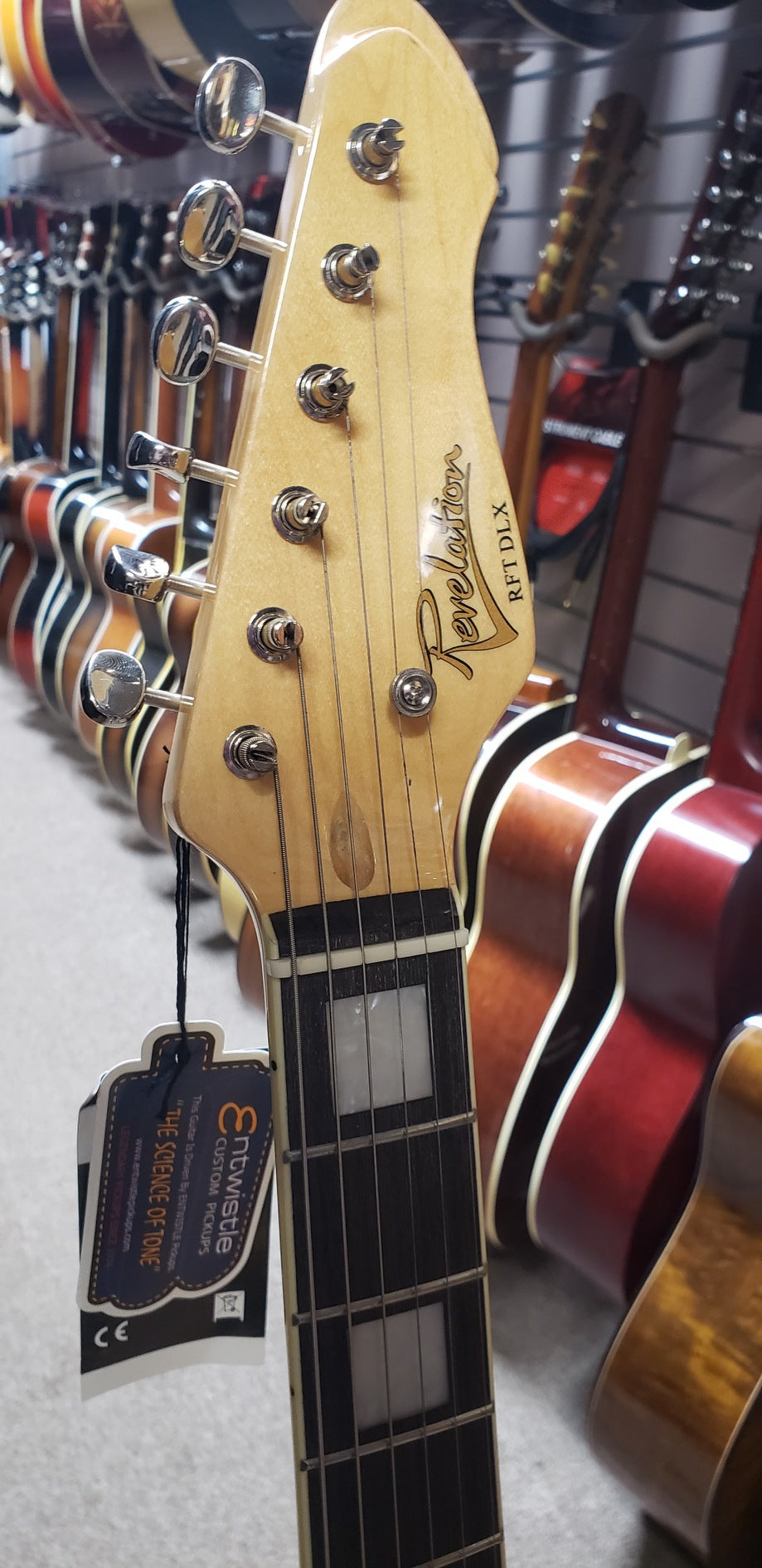 Revelation RFT DLX Thinline Honey Burst Electric Guitar