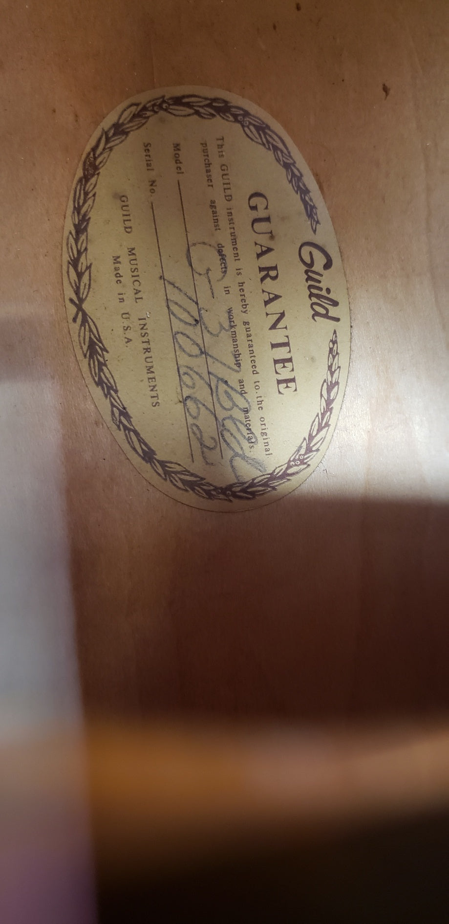 Guild G-37 BLD Blonde 1974 Acoustic Guitar - Very Good