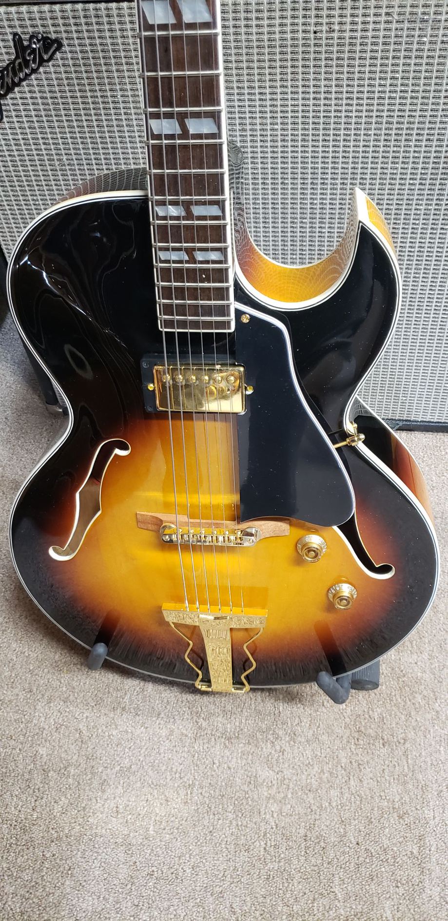 Burny RFA 75 Sunburst Shortscale Jazz Electric Guitar – The Guitar