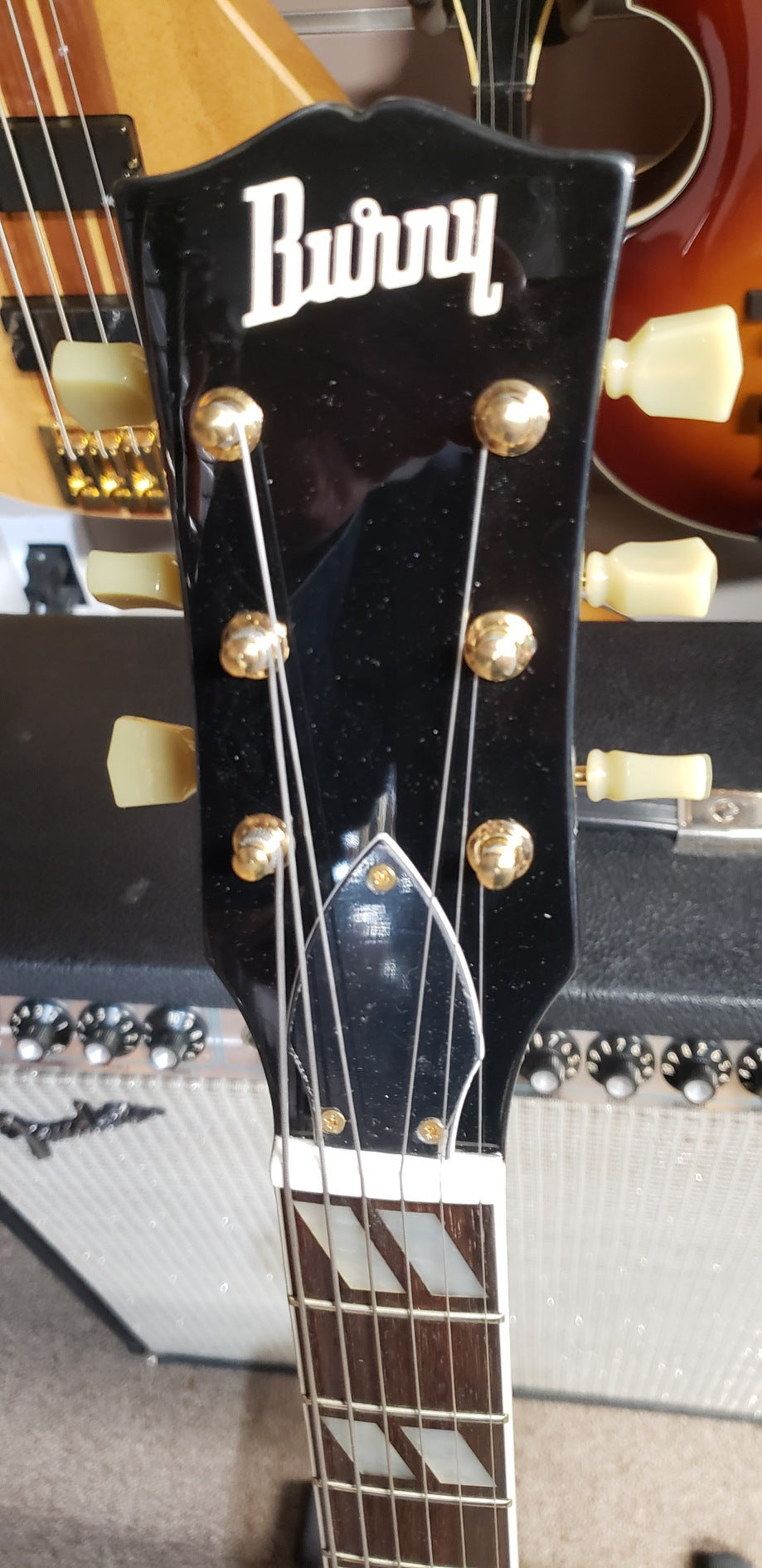 Burny RFA 75 Sunburst Shortscale Jazz Electric Guitar – The Guitar