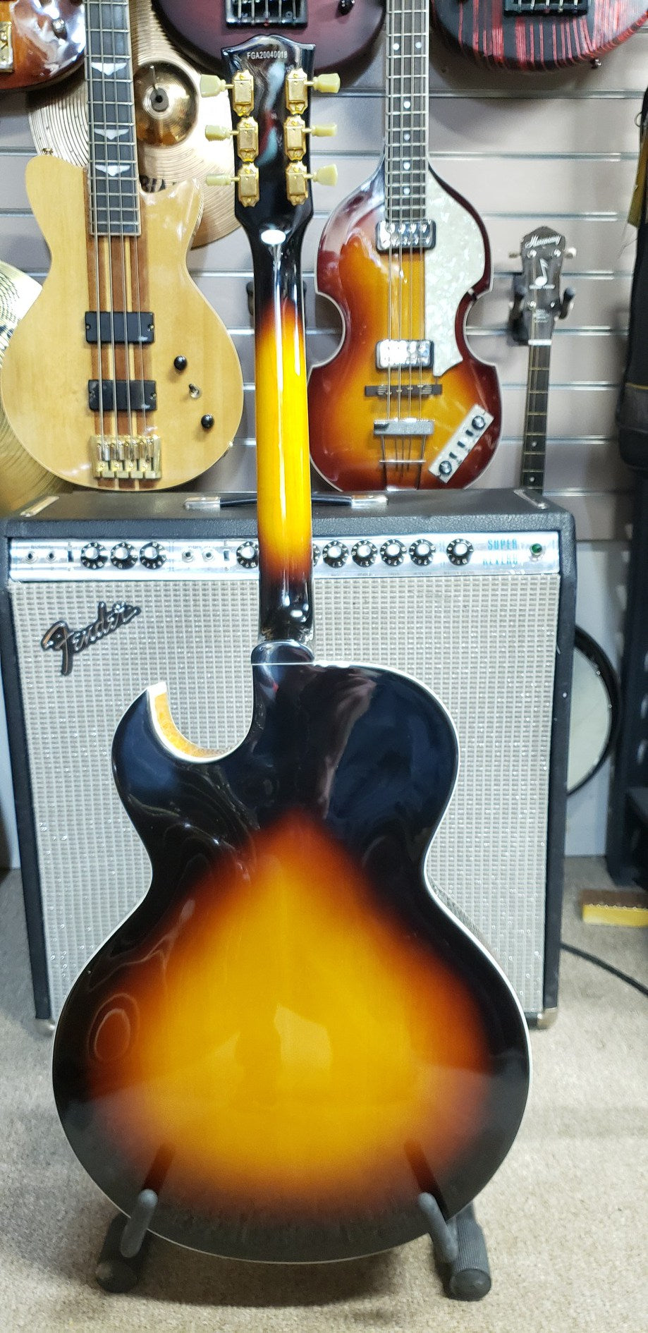 Burny RFA 75 Sunburst Shortscale Jazz Electric Guitar – The Guitar