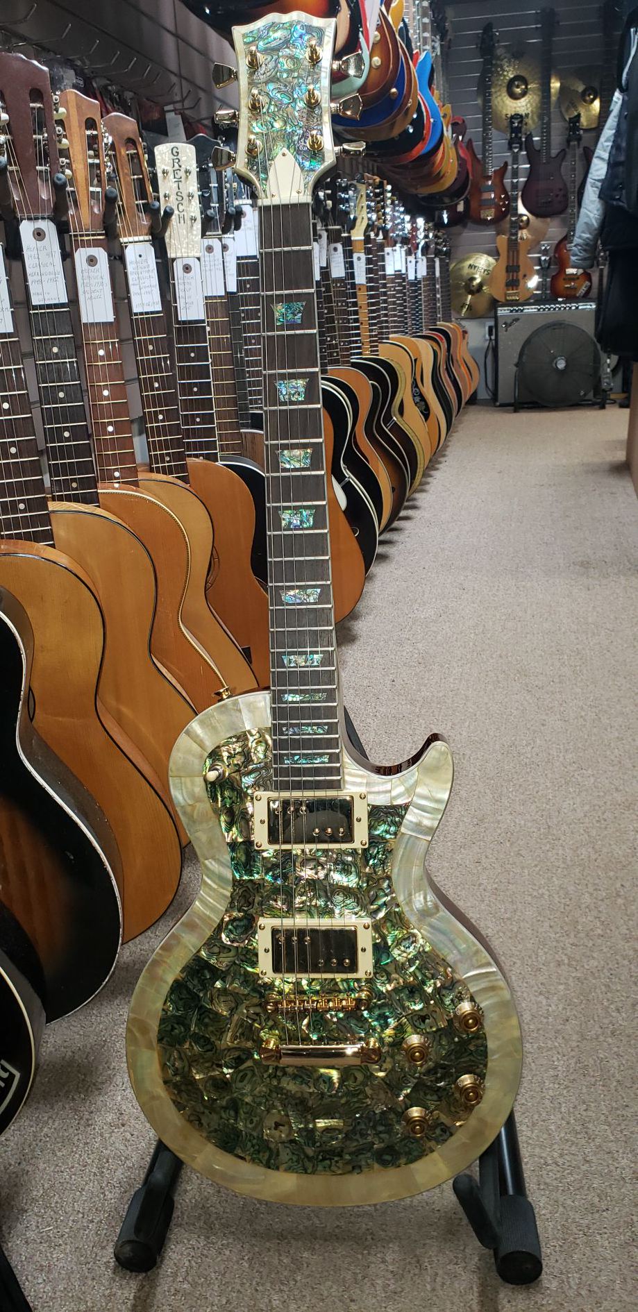No Name 6 String Electric Guitar - Mother of Pearl